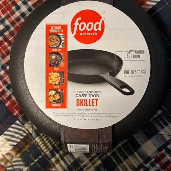 Food Network Black Cast Iron Skillet - Picture 2 of 3
